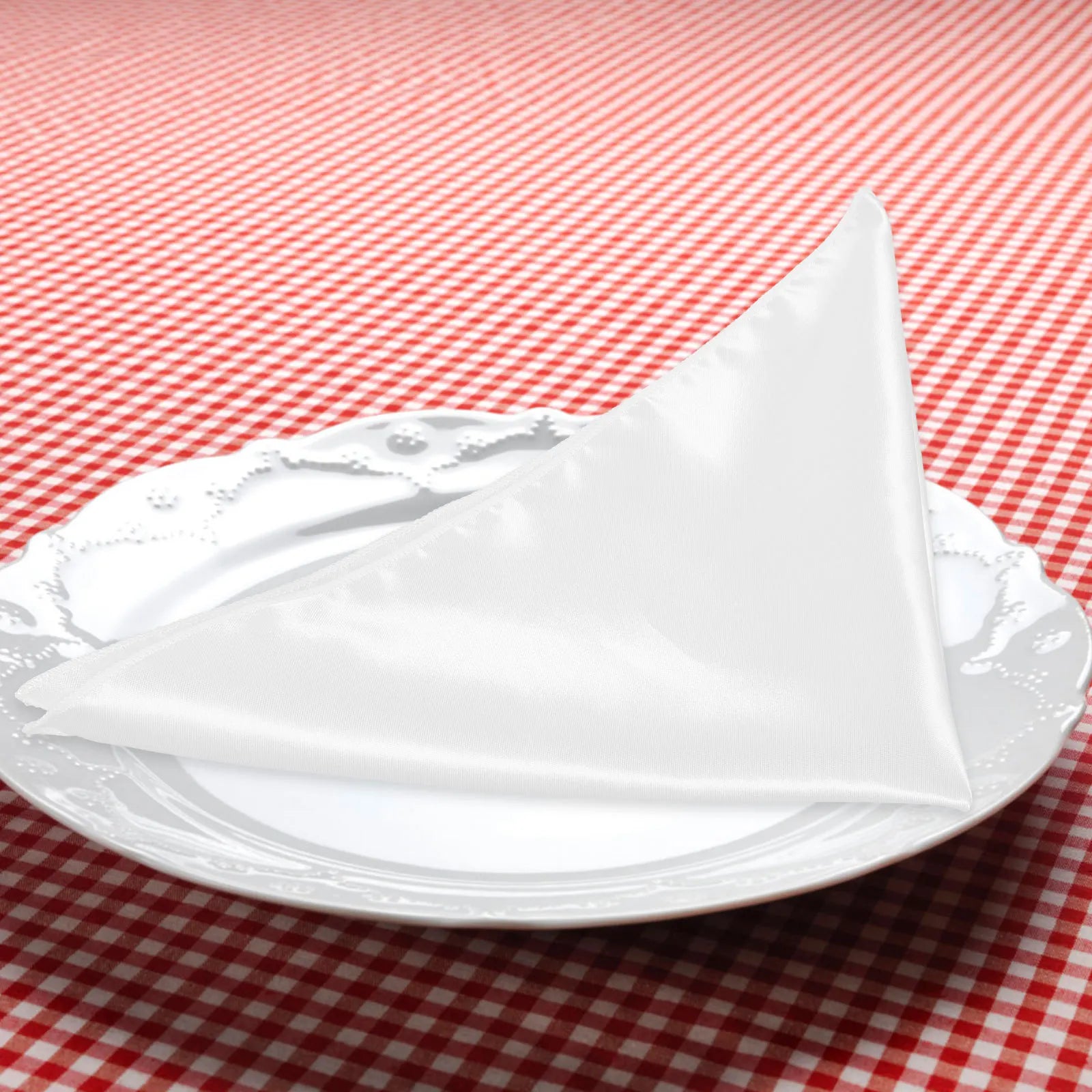 Ensemble de Serviettes de Table en Poly-Coton