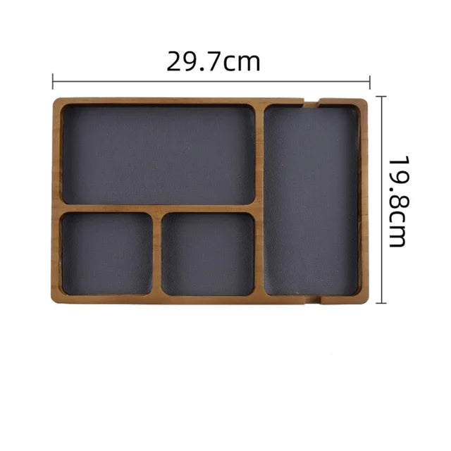 Organisateur de Bureau en Bois