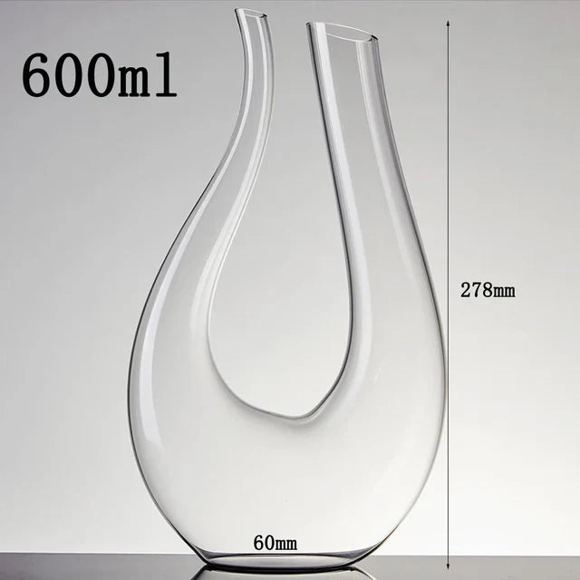 Carafe à Vin Rouge en Cristal