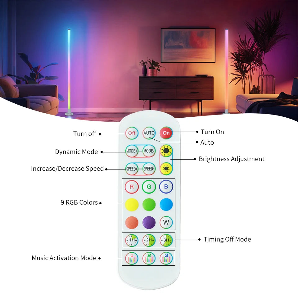 Lampe Sur Pied RGB